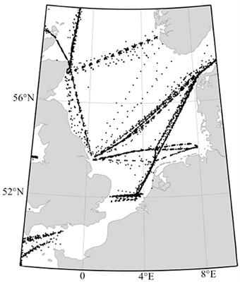 Estimation of the Potential Detection of Diatom Assemblages Based on Ocean Color Radiance Anomalies in the North Sea